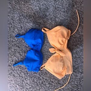 Set of bikini tops (2)